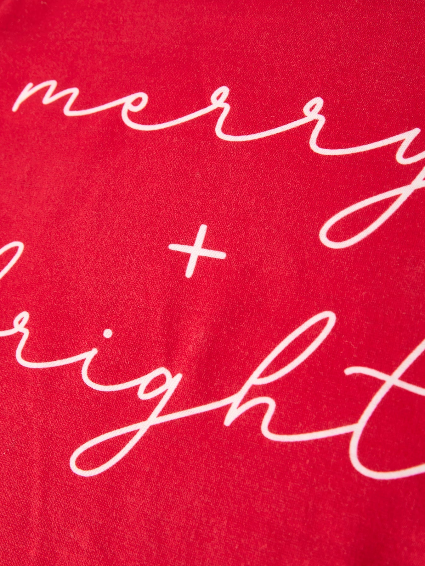 Christmas Print 2 Tops + 1 Pant Combination Girls Pajama Set