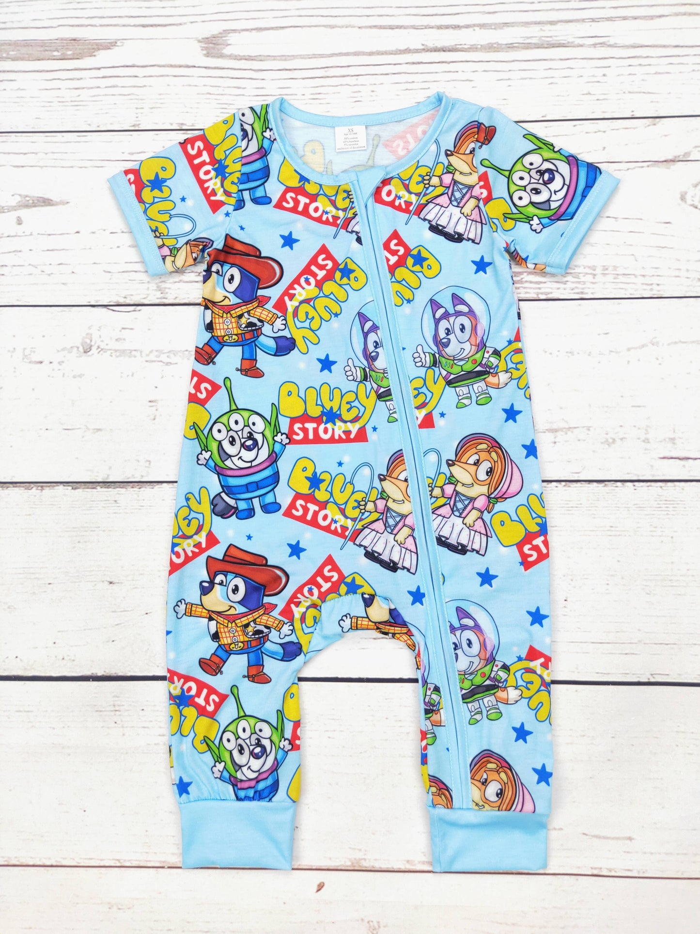Baby Boy Character Zip Sleeper