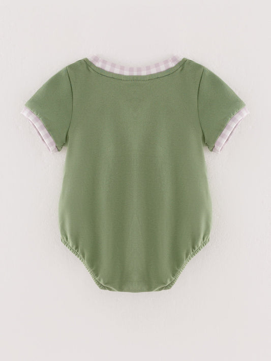 Halloween Pumpkin Boys Chenille patches Romper