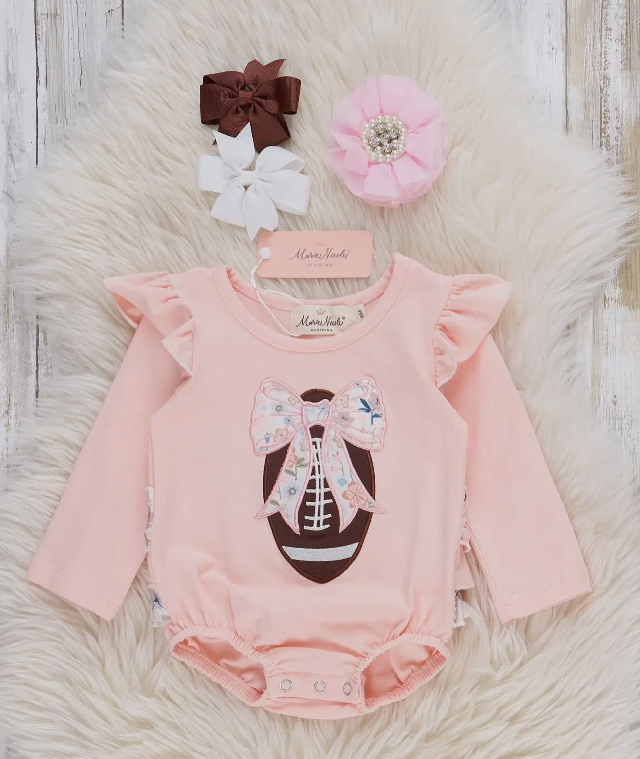 Playbook & Petals Embroidered Romper