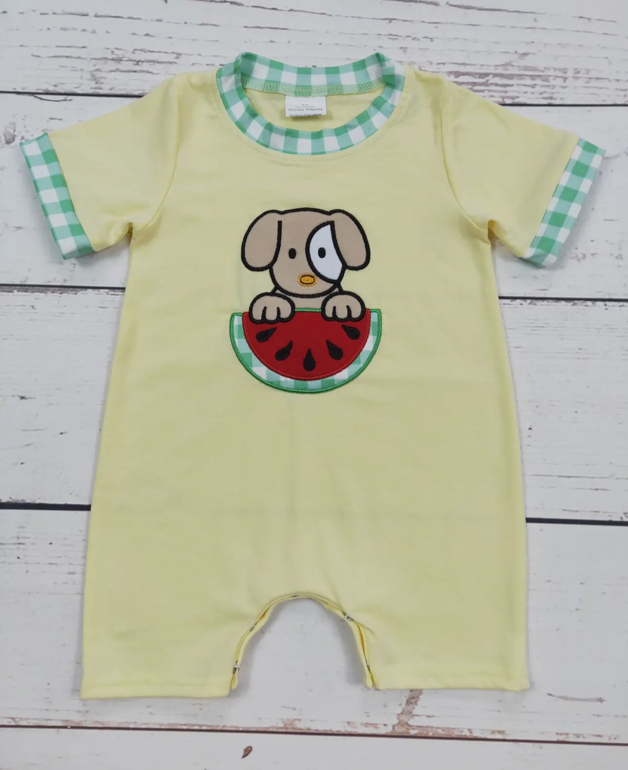 Watermelon Pup Romper