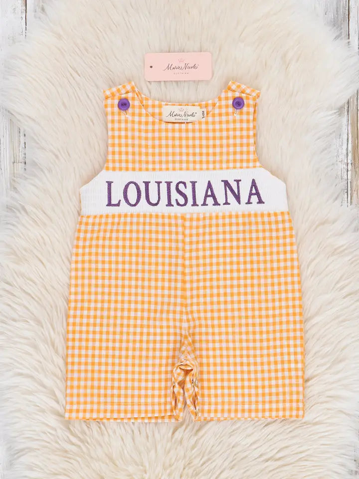 Louisiana Smocked Gingham Jon Jon