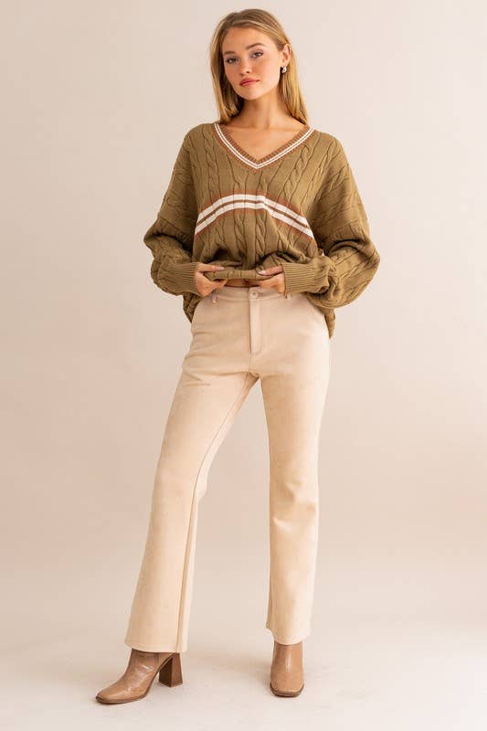Low Waist Bell Bottom Pants