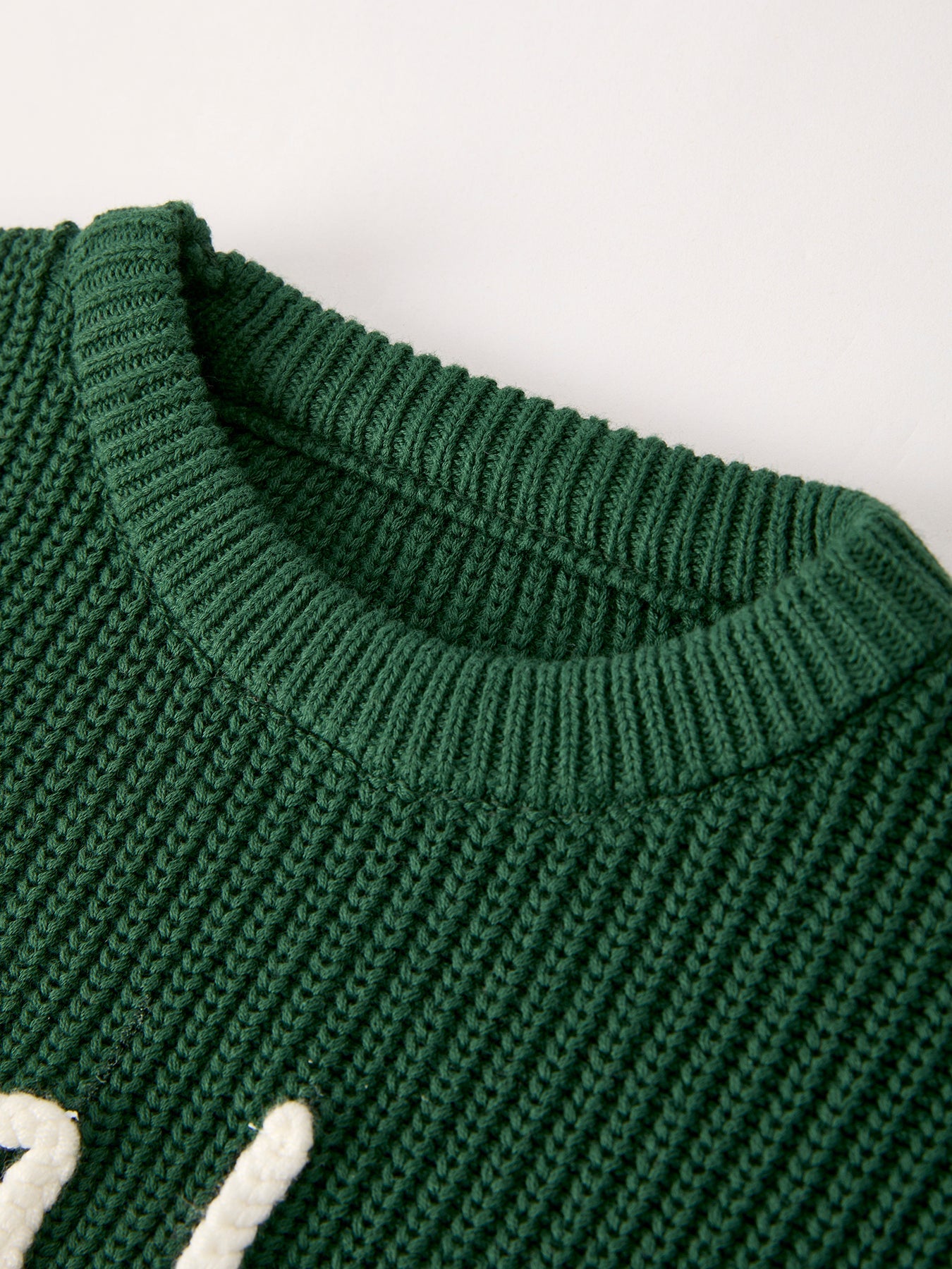 Winter Christmas Green Jelly Girls Pullover Sweater