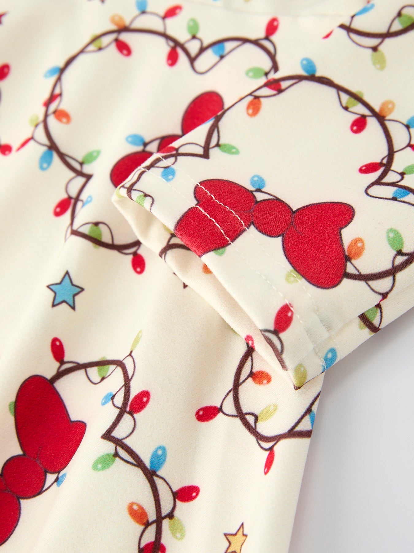 Cute Christmas Decor Dress: Colorful String of Lights