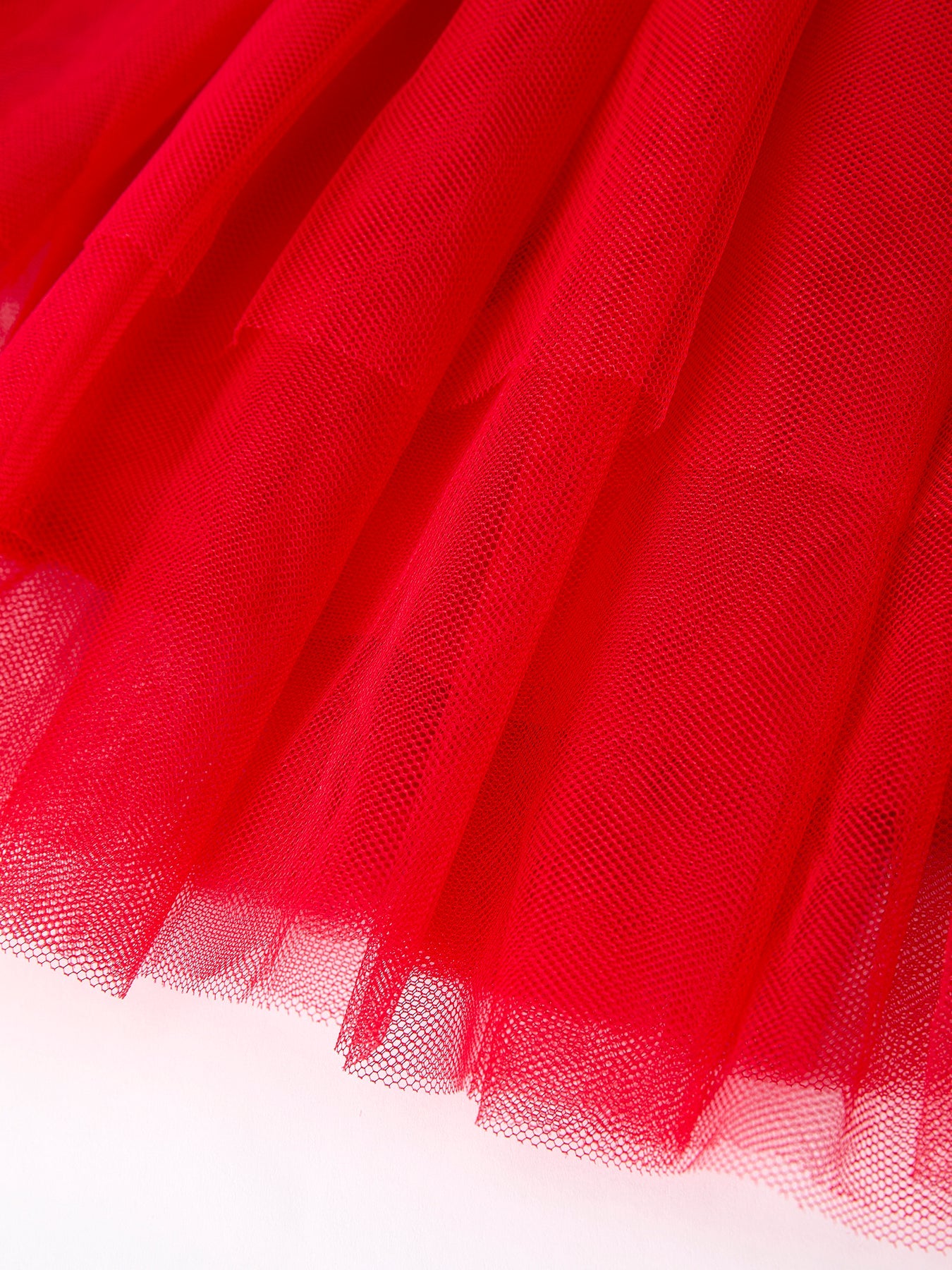 PREORDER Red Tulle Skirt Christmas Tutu Dress and Holly Print