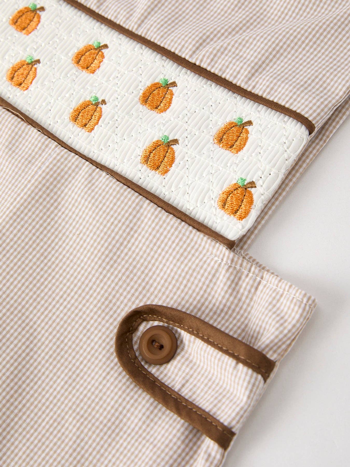 Pumpkin Smock Embroidered Boys Jon Jon