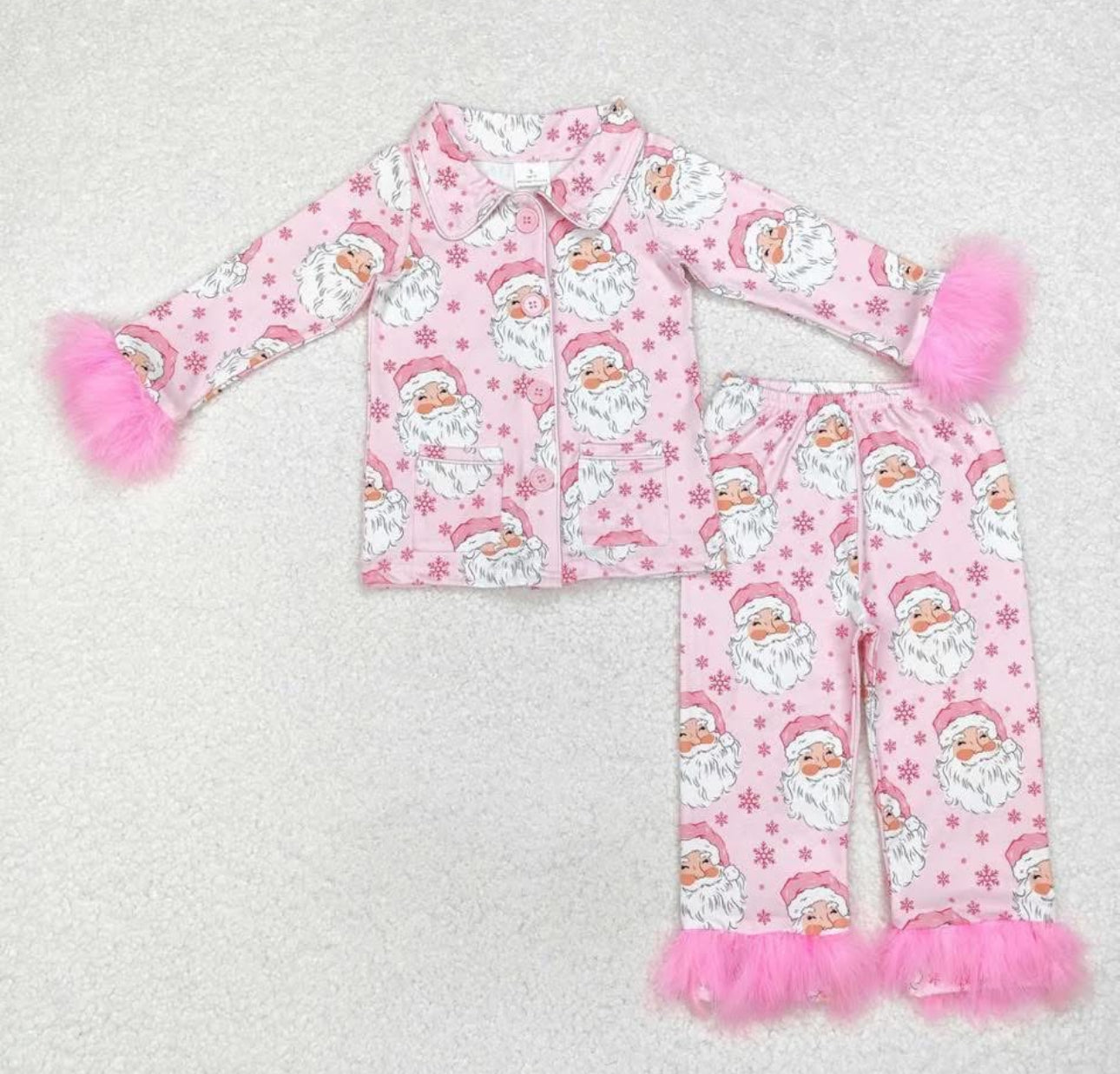 Pink Santa PJs
