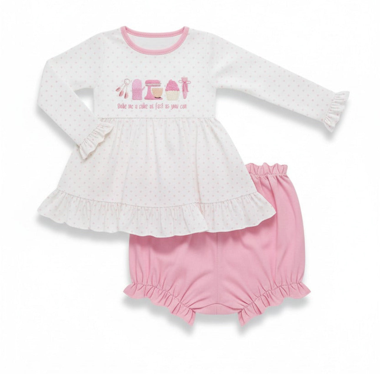 Bake me a cake bloomer set