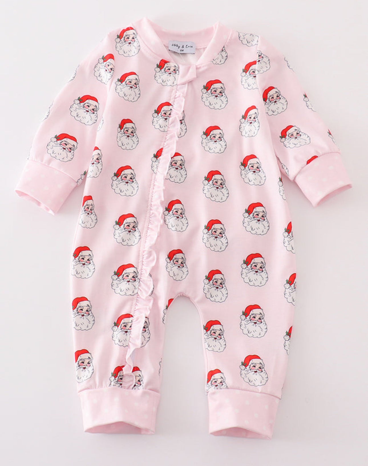Pink Santa Romper