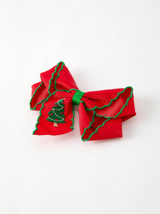 Winter Christmas tree Hair Clip 4.7inch