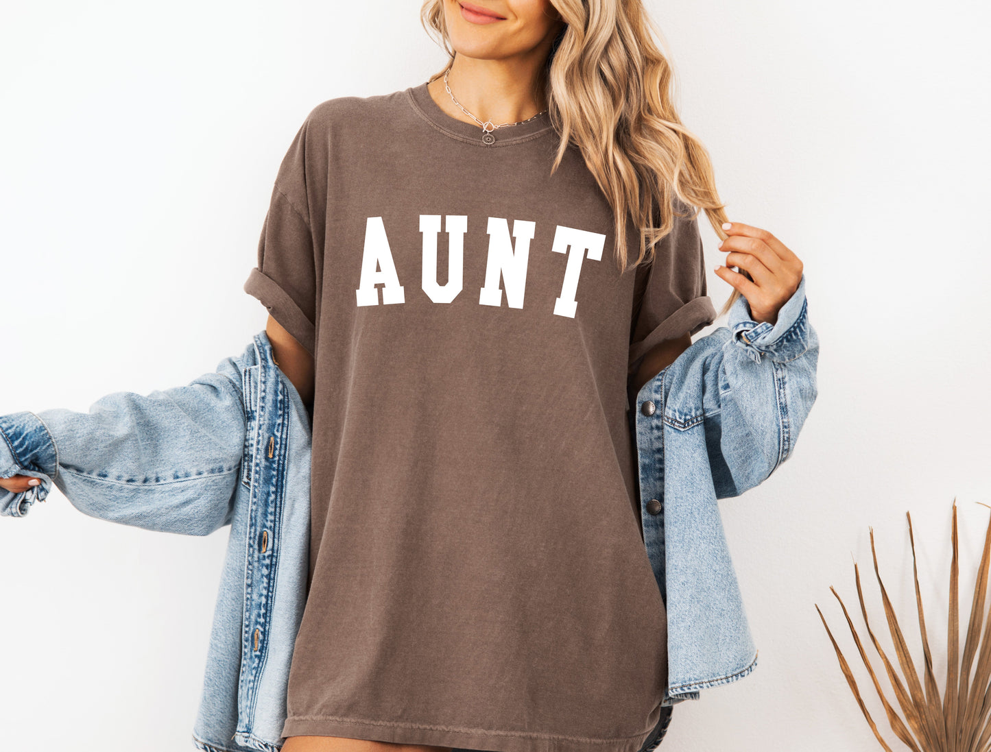 Aunt Comfort Colors Graphic Tees (Condensed font)