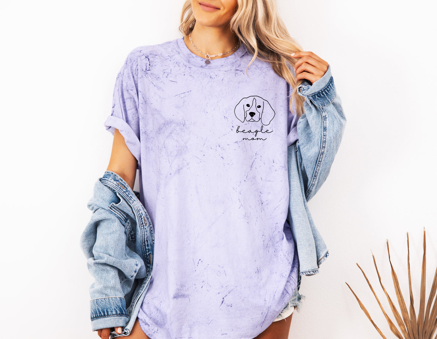Beagle Dog Mom Comfort Colors T Shirt (Cute)