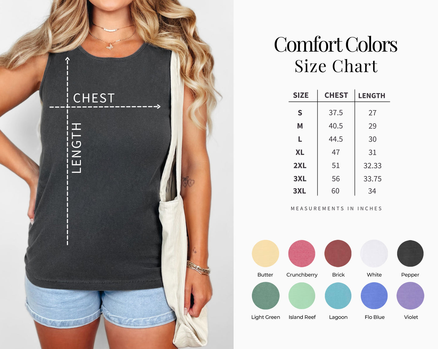 Moon Phase Summer Hiking Camping Vacation Nature Comfort Colors Tank Top