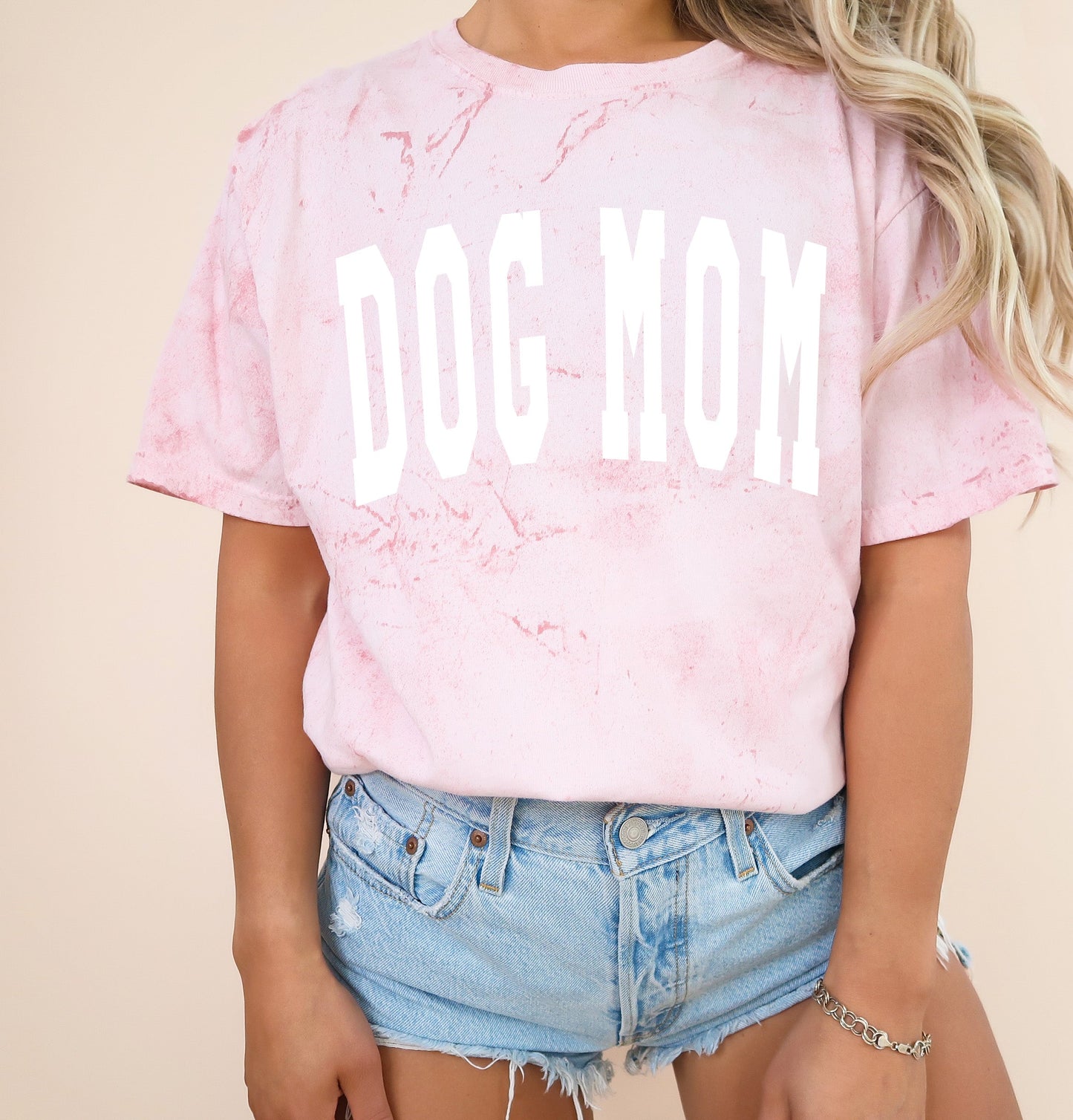 Dog Mom Comfort Colors Garment Dyed T Shirt (Condensed Font)
