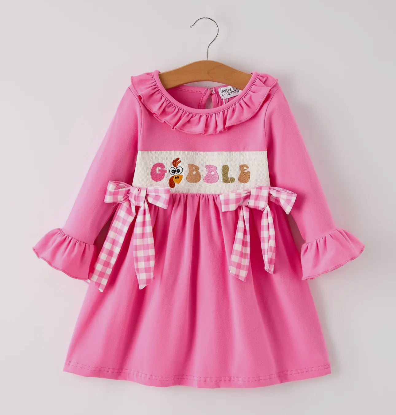 Hot Pink Gobble Dress