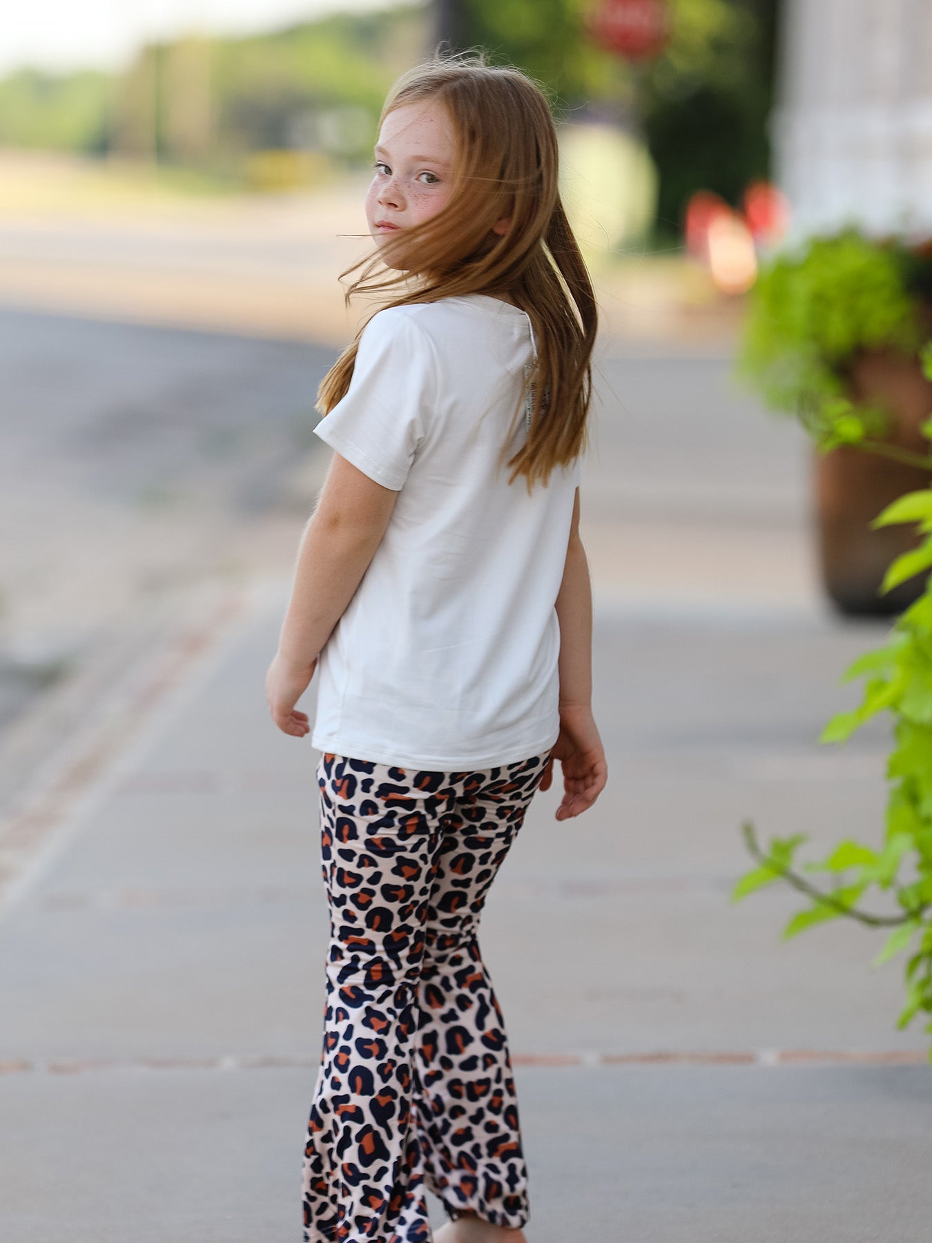 Cherry Leopard Girls Set