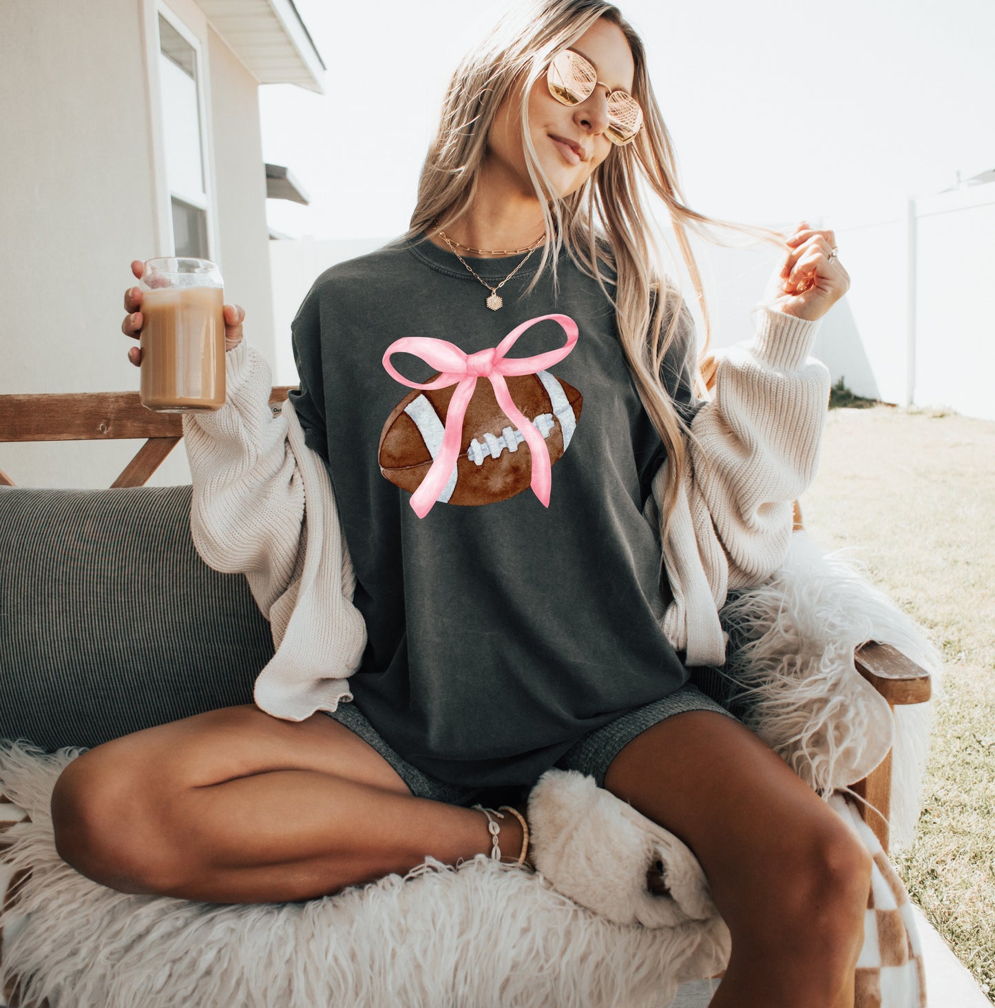 Football Mama Game Day Comfort Colors Graphic Tees