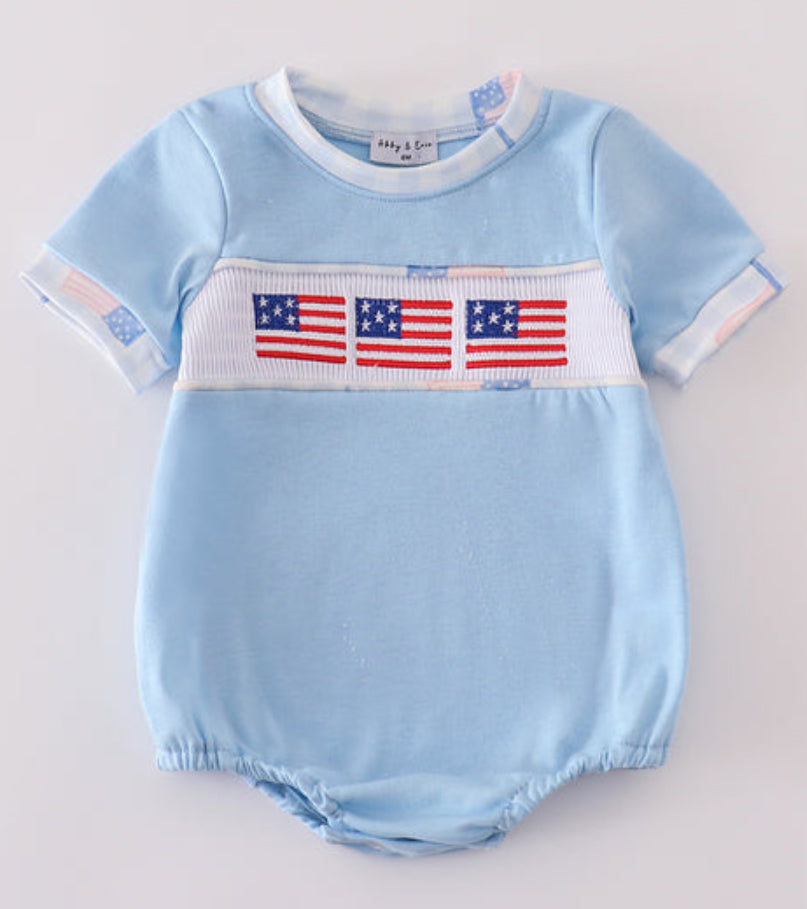 Blue Flag Embroidery