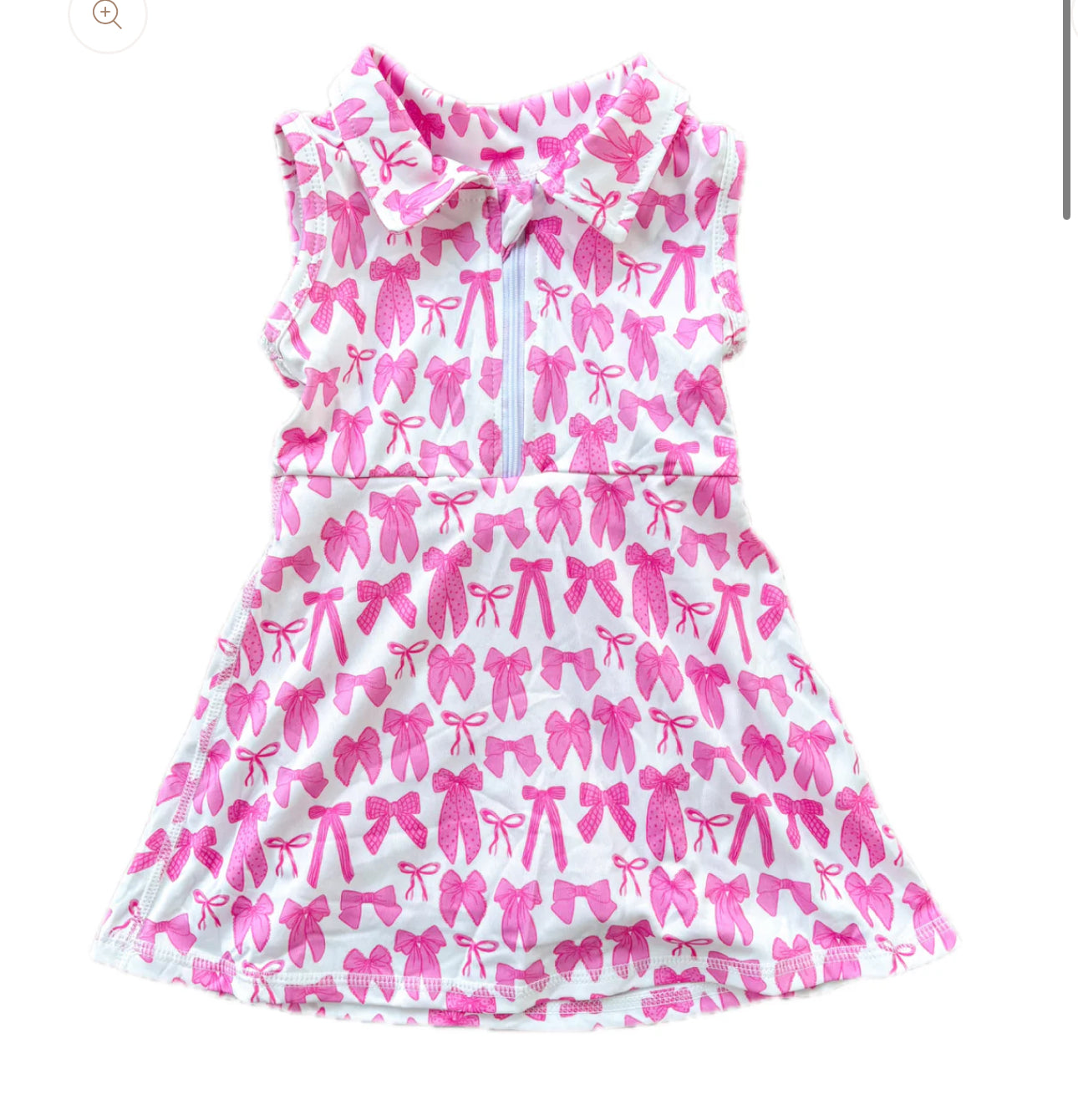 Hot Pink Bow Dress