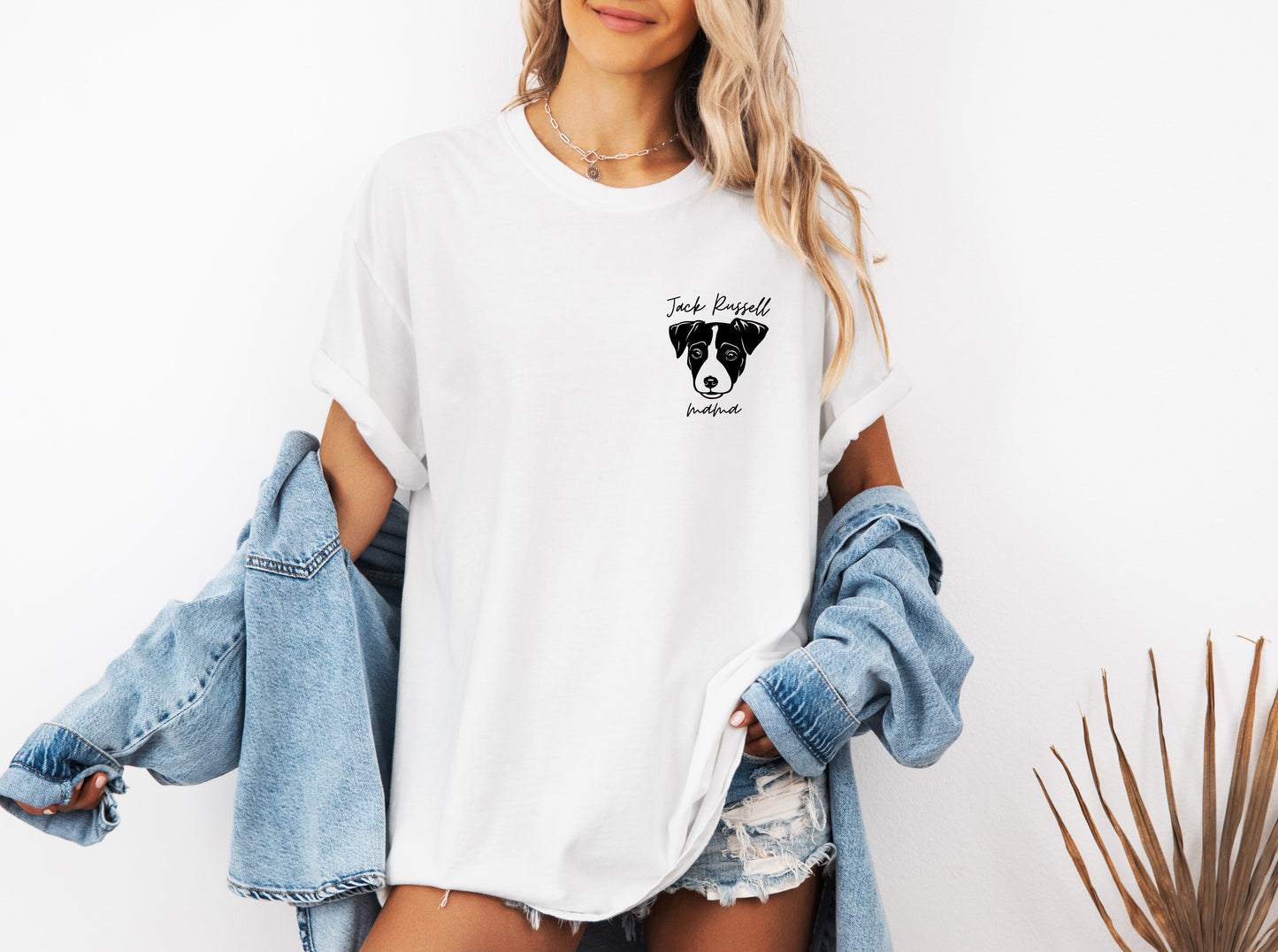 Jack Russell Dog Mom Comfort Colors T Shirt