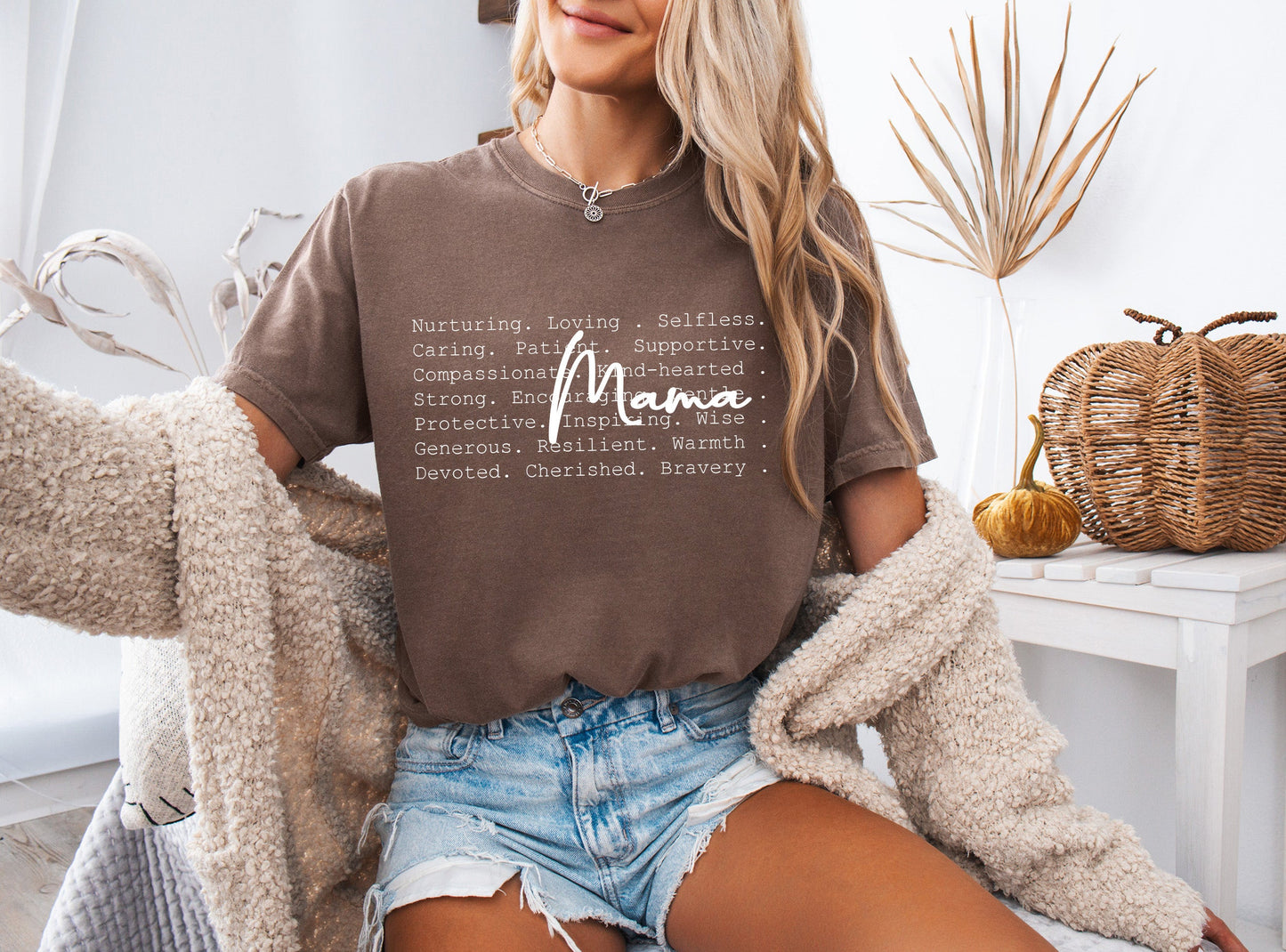 Mama Comfort Colors T Shirt (Nurturing, Loving)