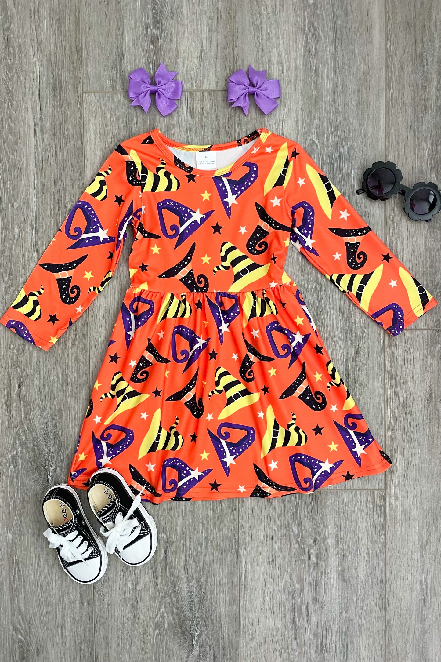 Spooky Witch Hat Halloween Dress