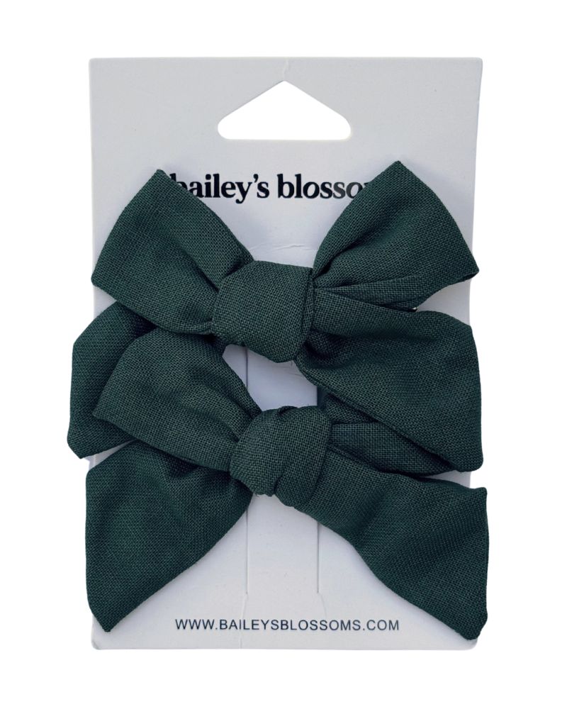 Linen Cotton Piggie Sets - Hunter