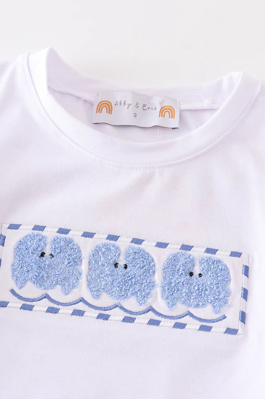 Crab French Knot Boy Shirt