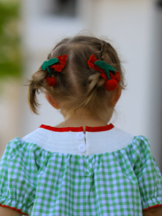 Red Cherry Hairpin
