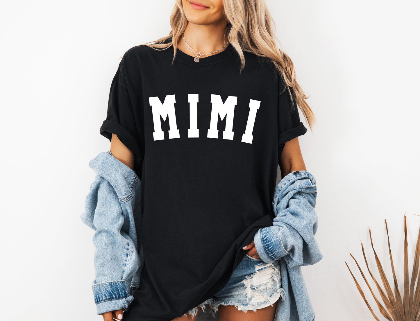 Mimi Grandma Comfort Colors Garment Dyed T Shirt (Condensed font)