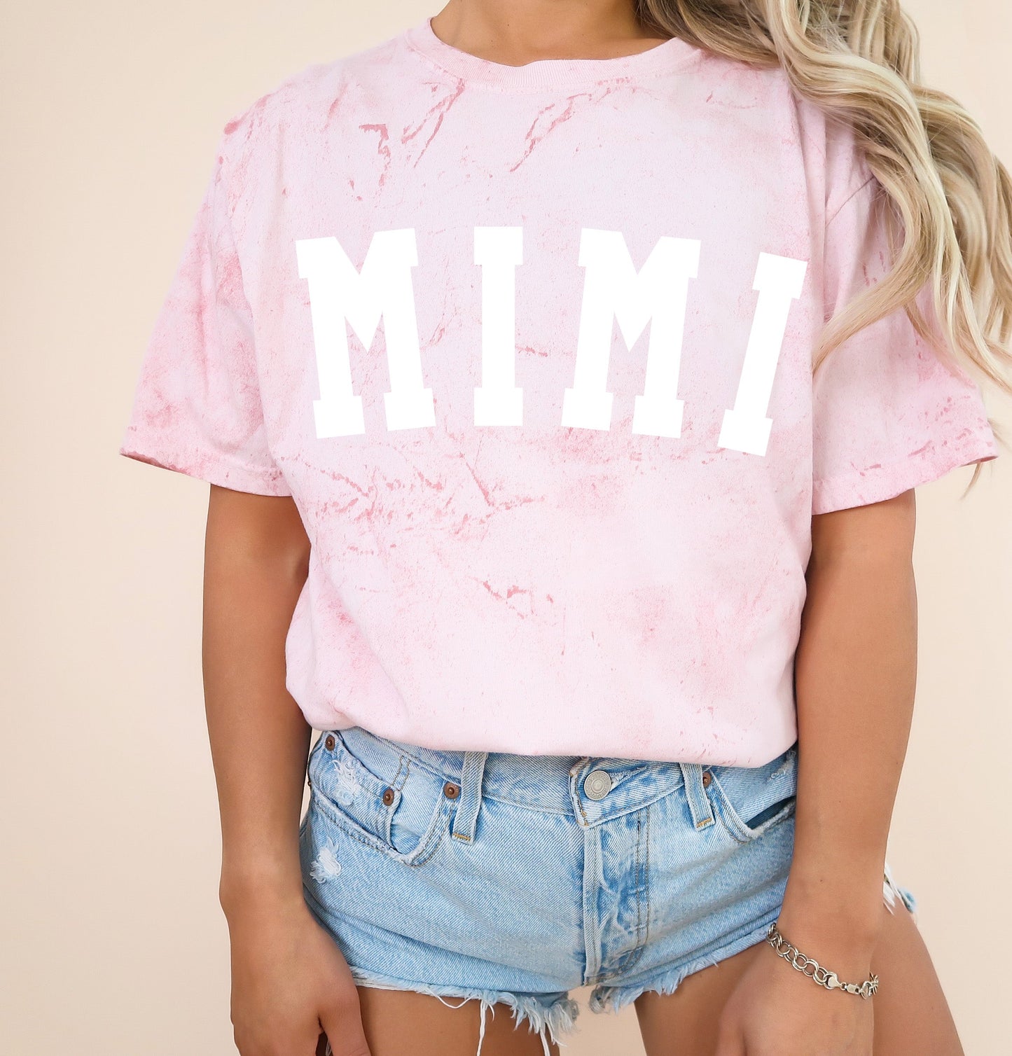 Mimi Grandma Comfort Colors Garment Dyed T Shirt (Condensed font)