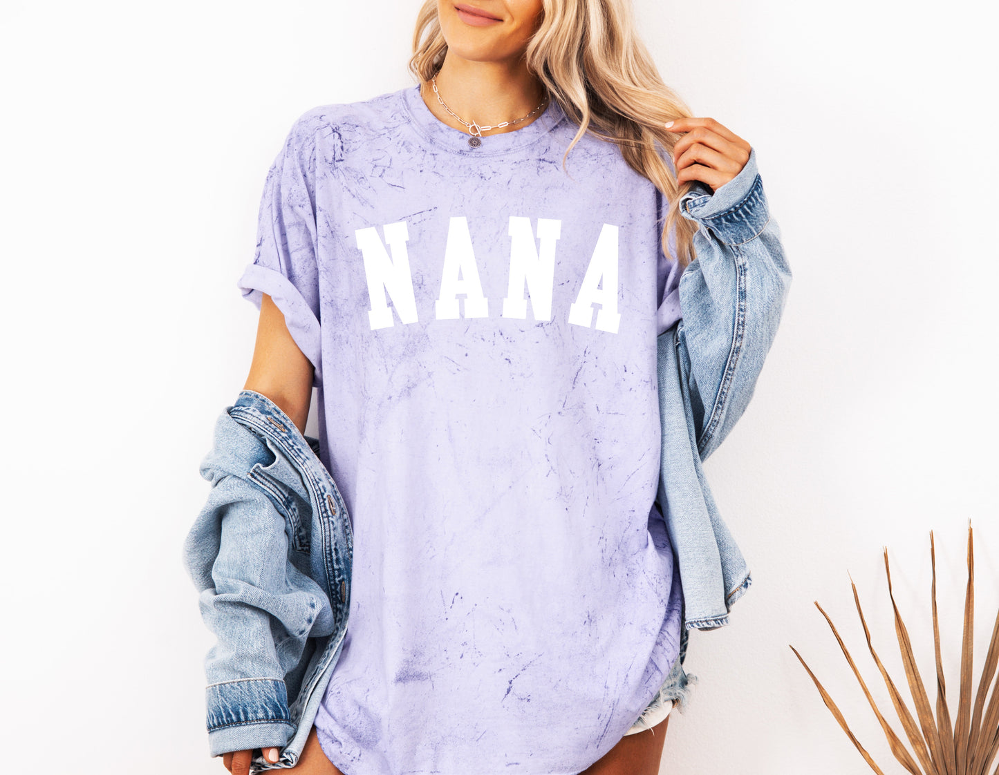 Nana Grandma Comfort Colors Garment Dyed T Shirt (Condensed font)