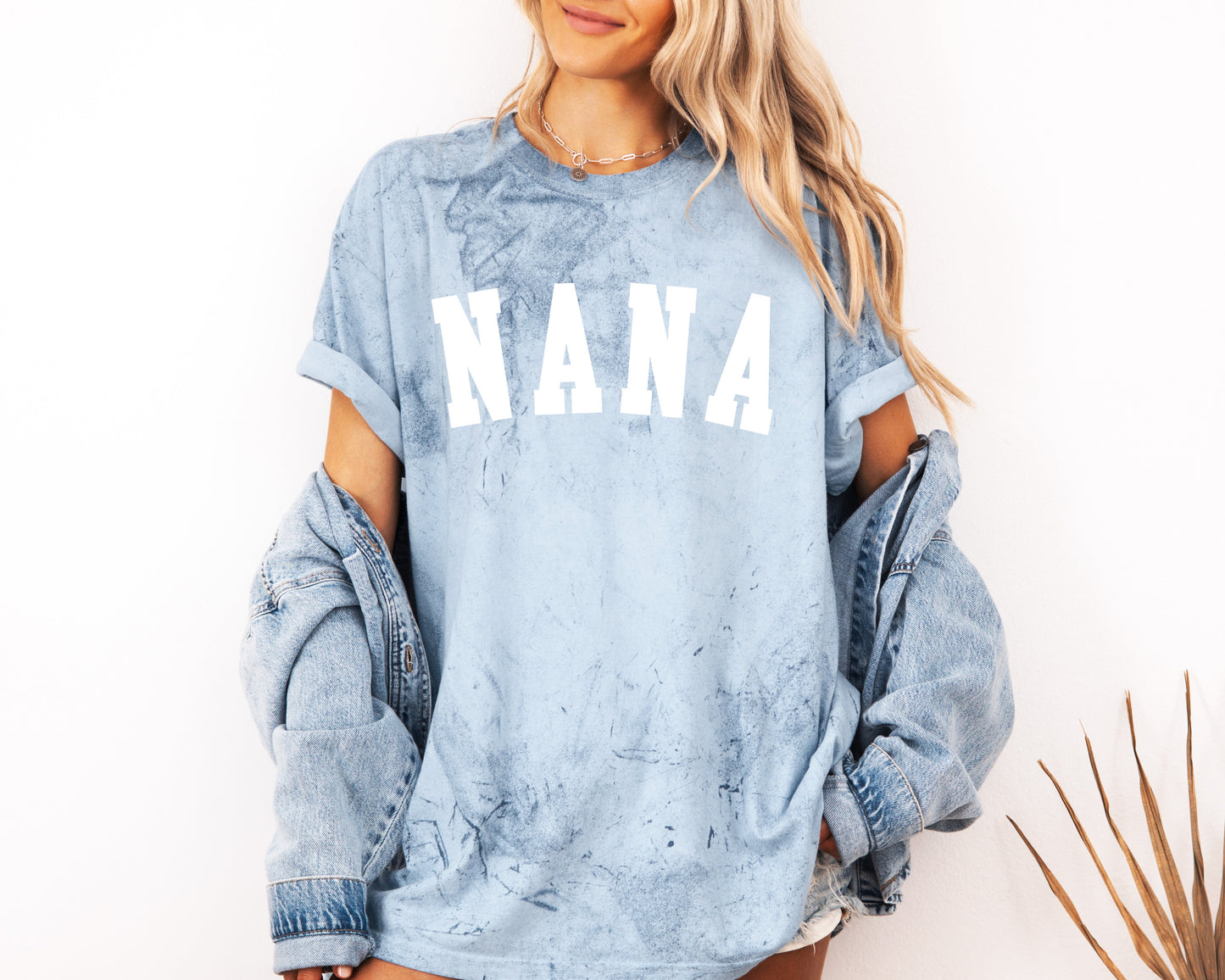 Nana Grandma Comfort Colors Garment Dyed T Shirt (Condensed font)