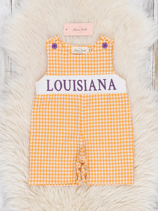Louisiana Smocked Gingham Jon Jon