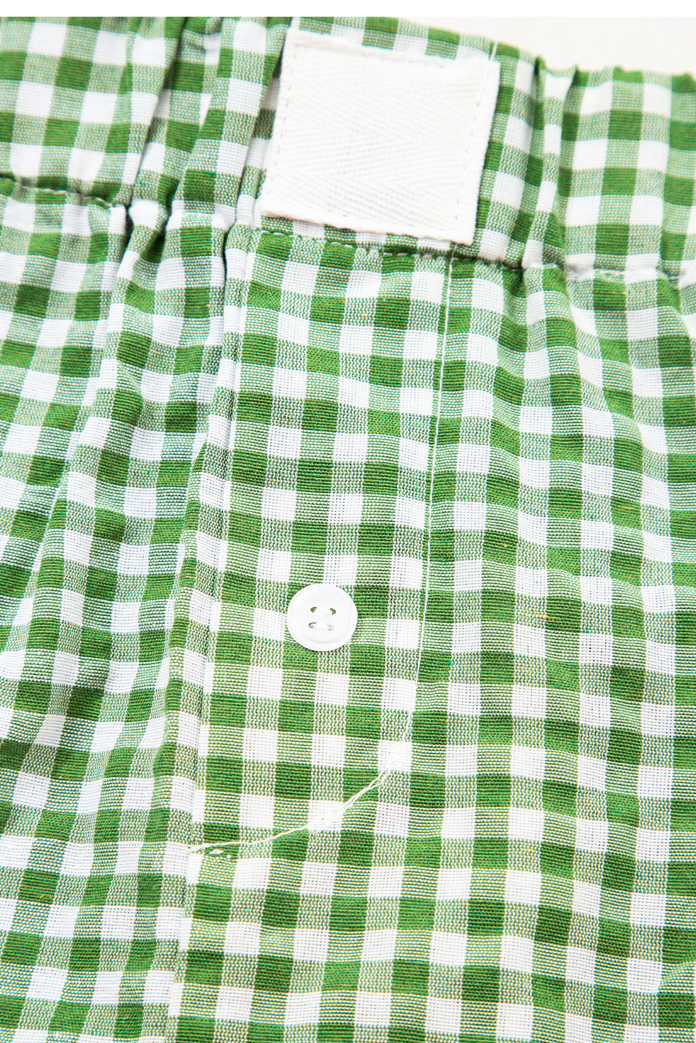 Red Plaid Gingham Printed High Waist Shorts