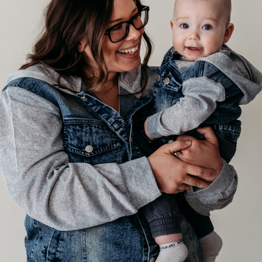 Hooded Denim Jacket - Infant