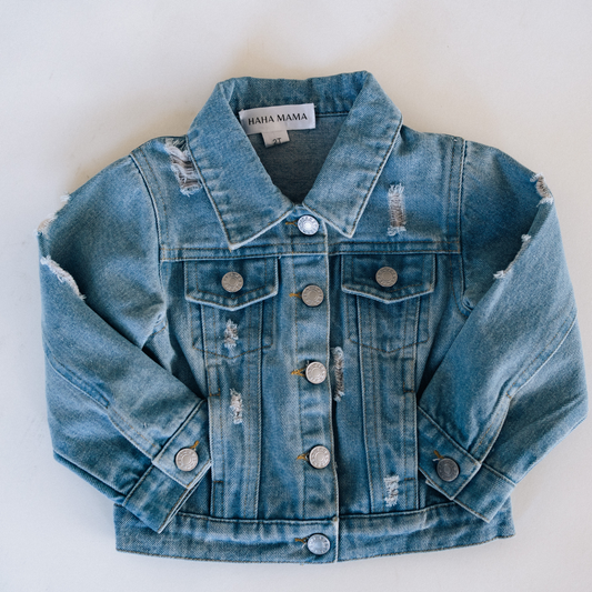Distressed Denim Jean Jacket - Infant