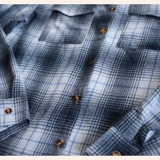 Lightweight Navy Flannel - Infant