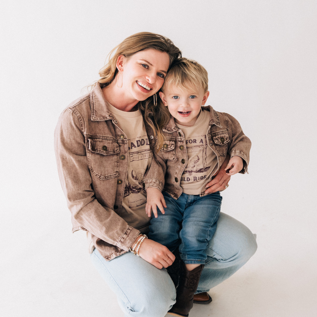 Brown Denim Jacket - Women