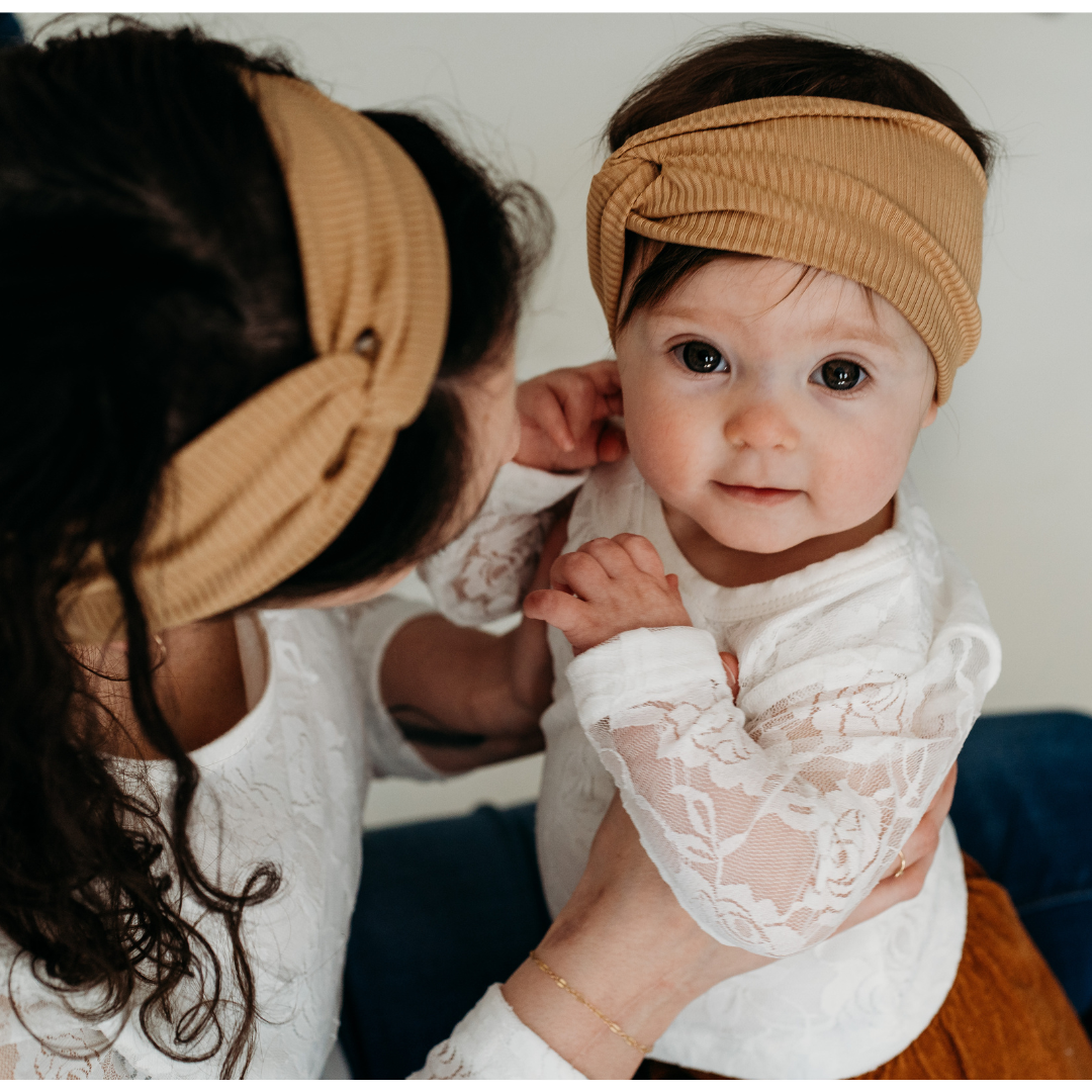 Matching Headbands - Tan