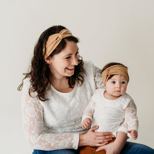 Matching Headbands - Tan