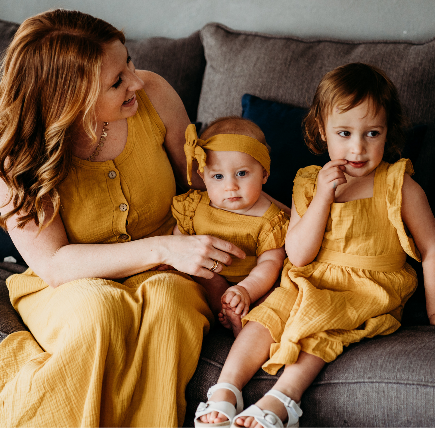 Yellow Maxi Matching Mommy & Me Dress - Women
