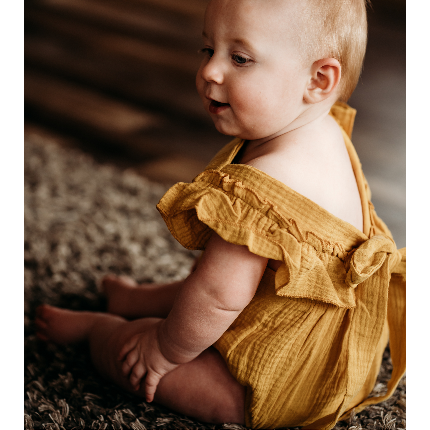 Yellow Maxi Matching Mommy & Me Dress - Infant