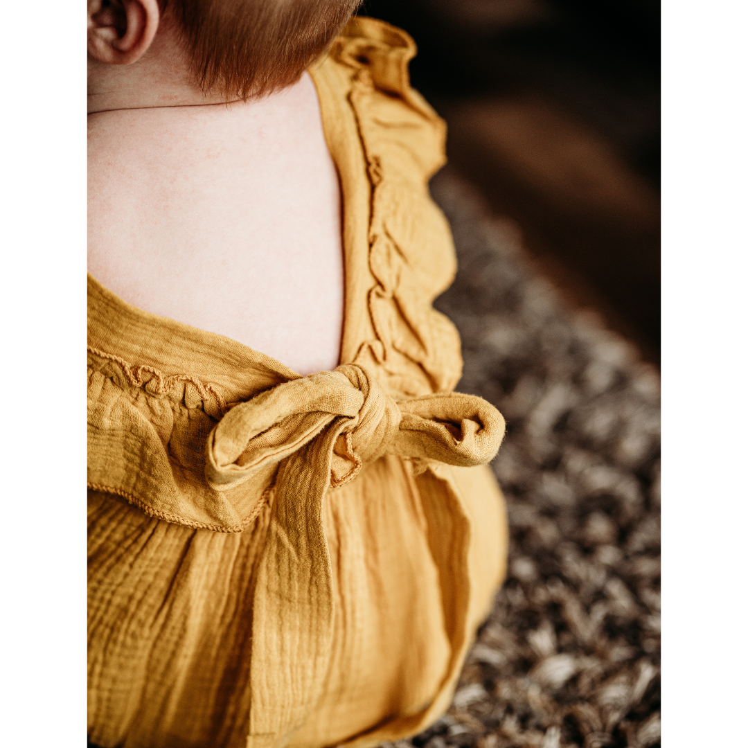 Yellow Maxi Matching Mommy & Me Dress - Infant